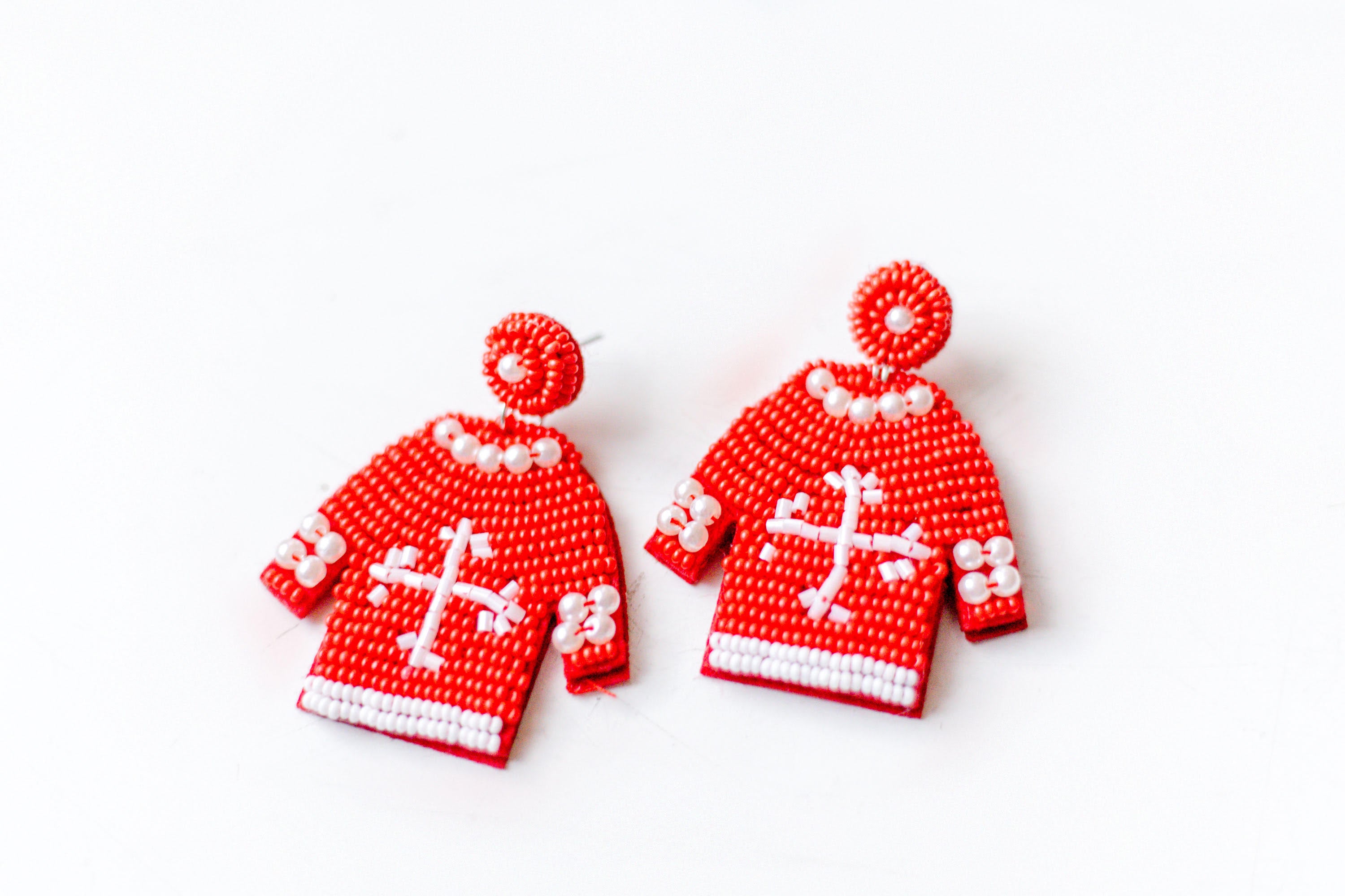 Beaded Earrings - Sweater Season