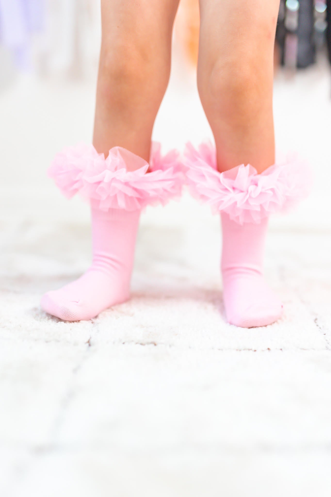 Girls Tutu Socks - Pink