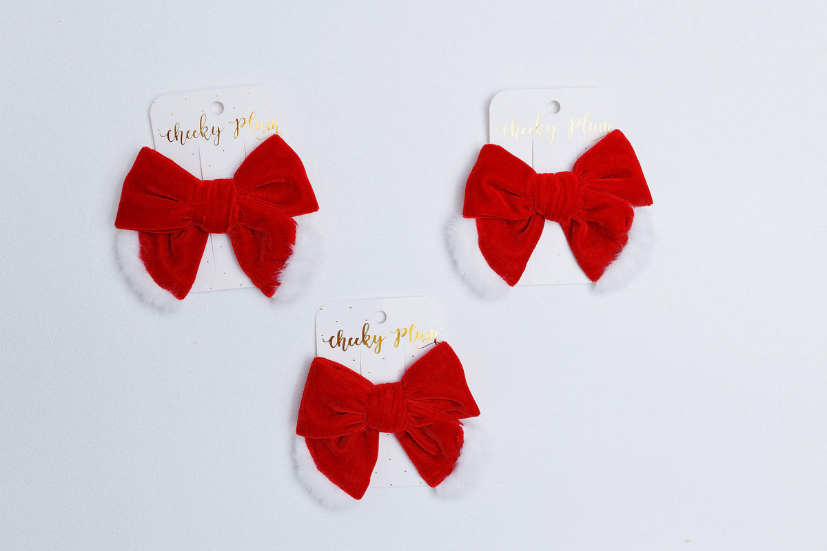 Vixen's Velvet Hair Bow
