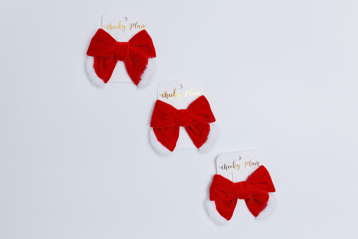 Vixen's Velvet Hair Bow