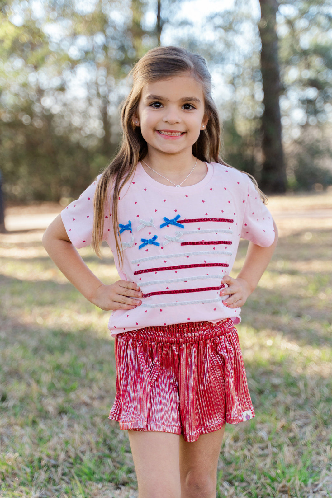 Graphic Tee - Pink Starry Ribbon