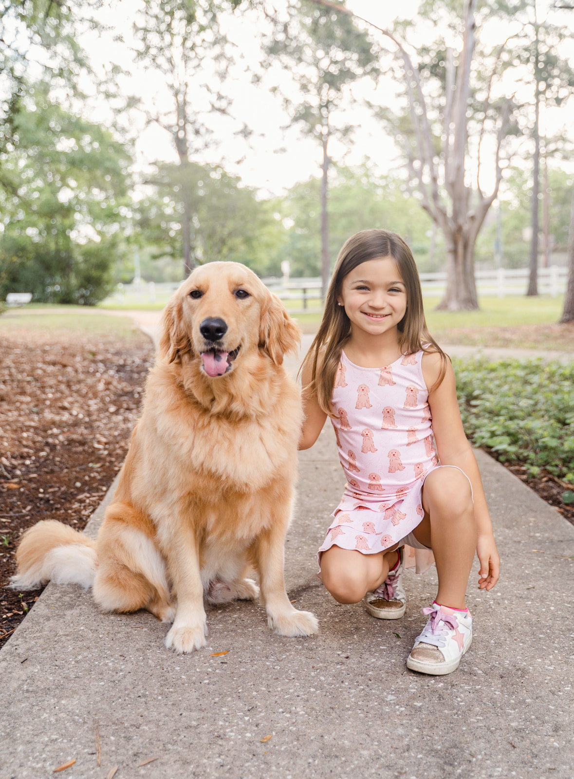 Active Skirt - Puppy Bow Parade (Pre-order)