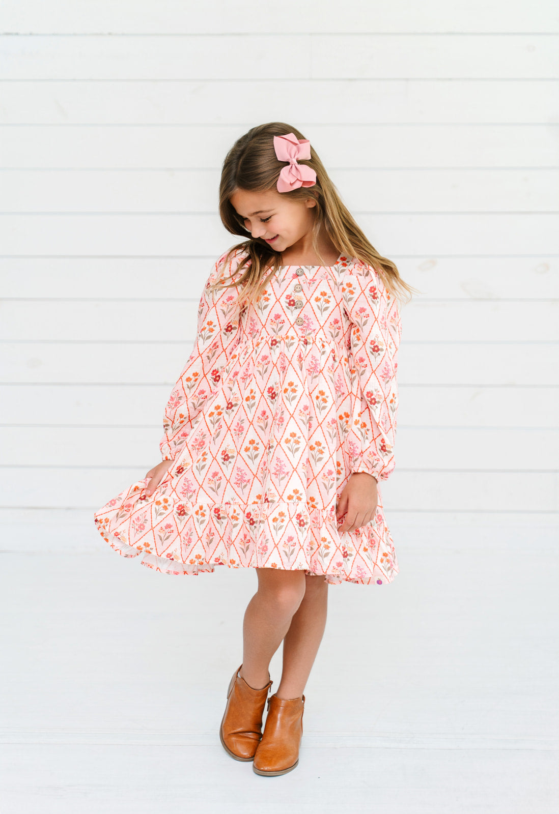 Puff Sleeve Gauze Dress - Sweet Vintage (Pre-Order)