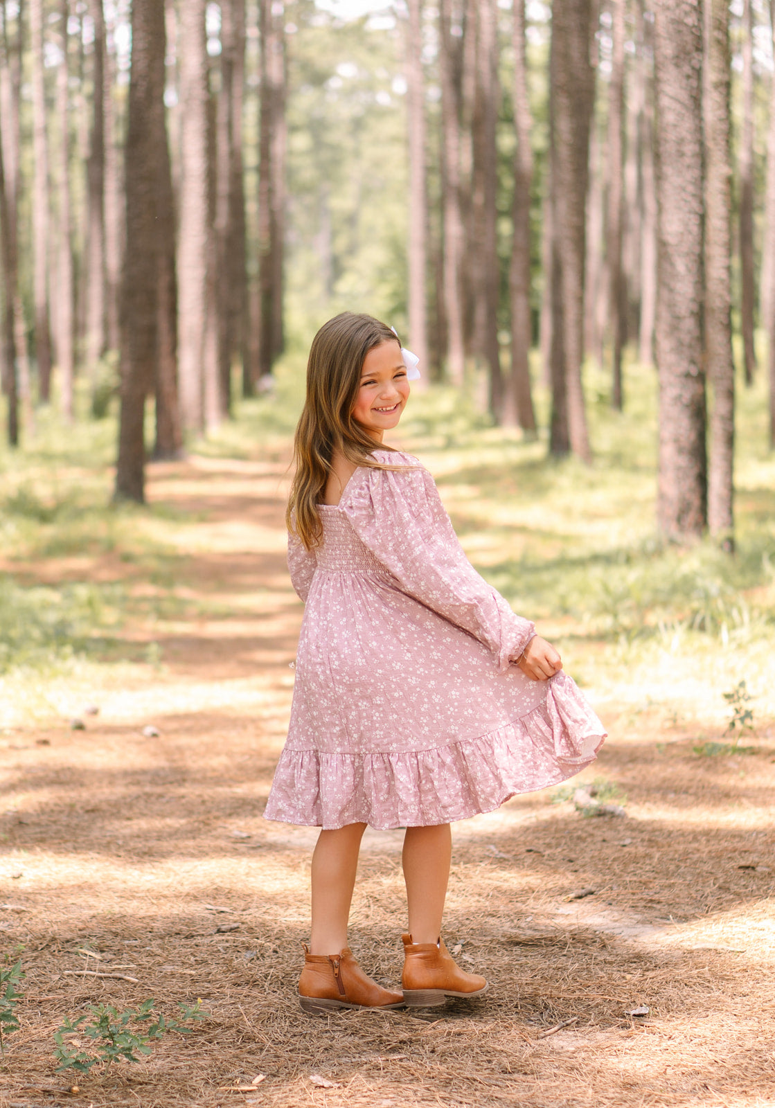 Puff Sleeve Gauze Dress - Flower Market (Pre-Order)