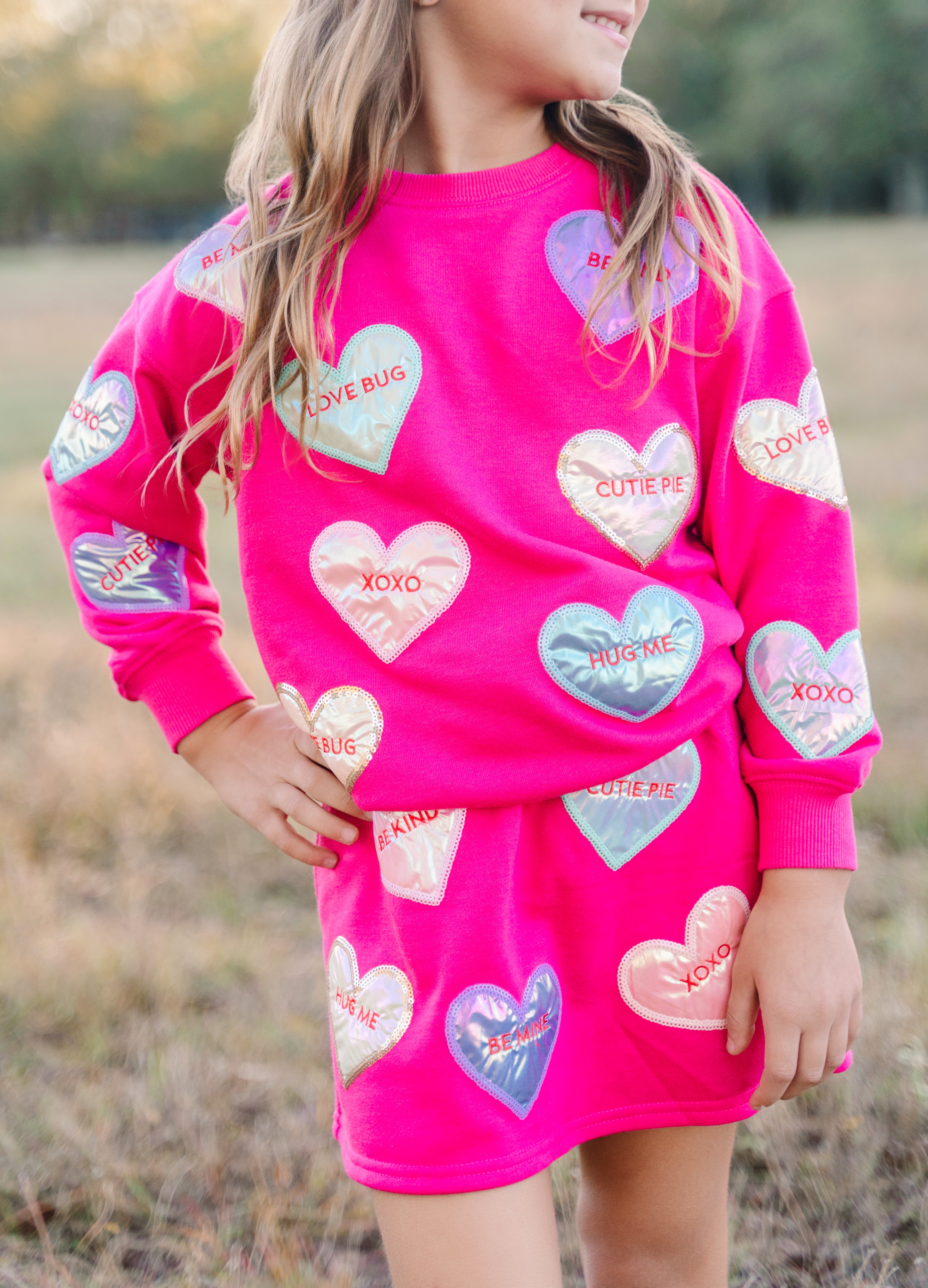 Sweater - Shimmer Candy Hearts