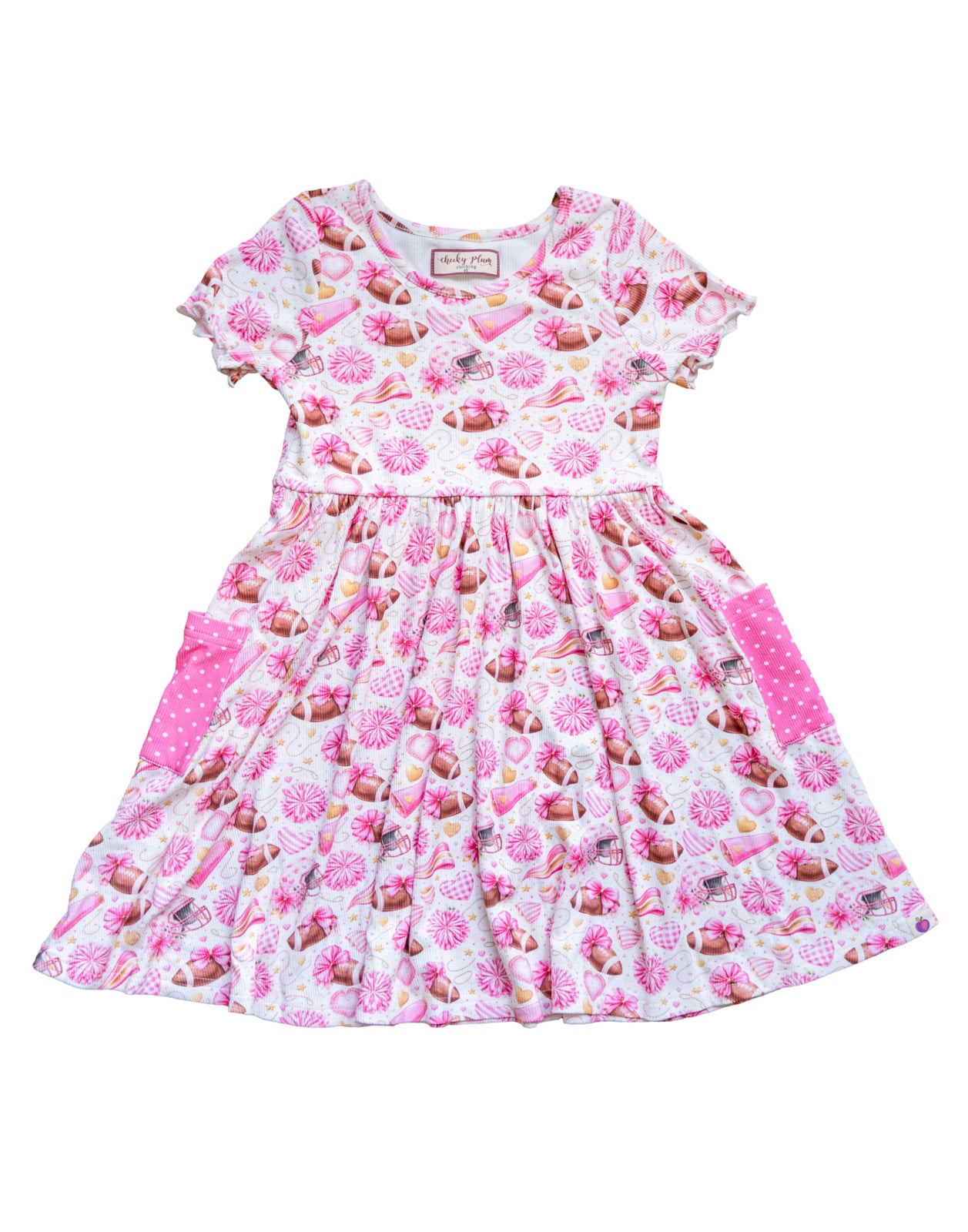 Penelope Ribbed Dress - Sideline Sweetheart