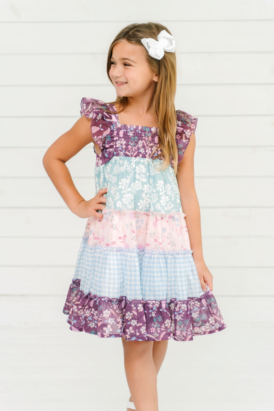Brielle Dress - Mint & Mulberry