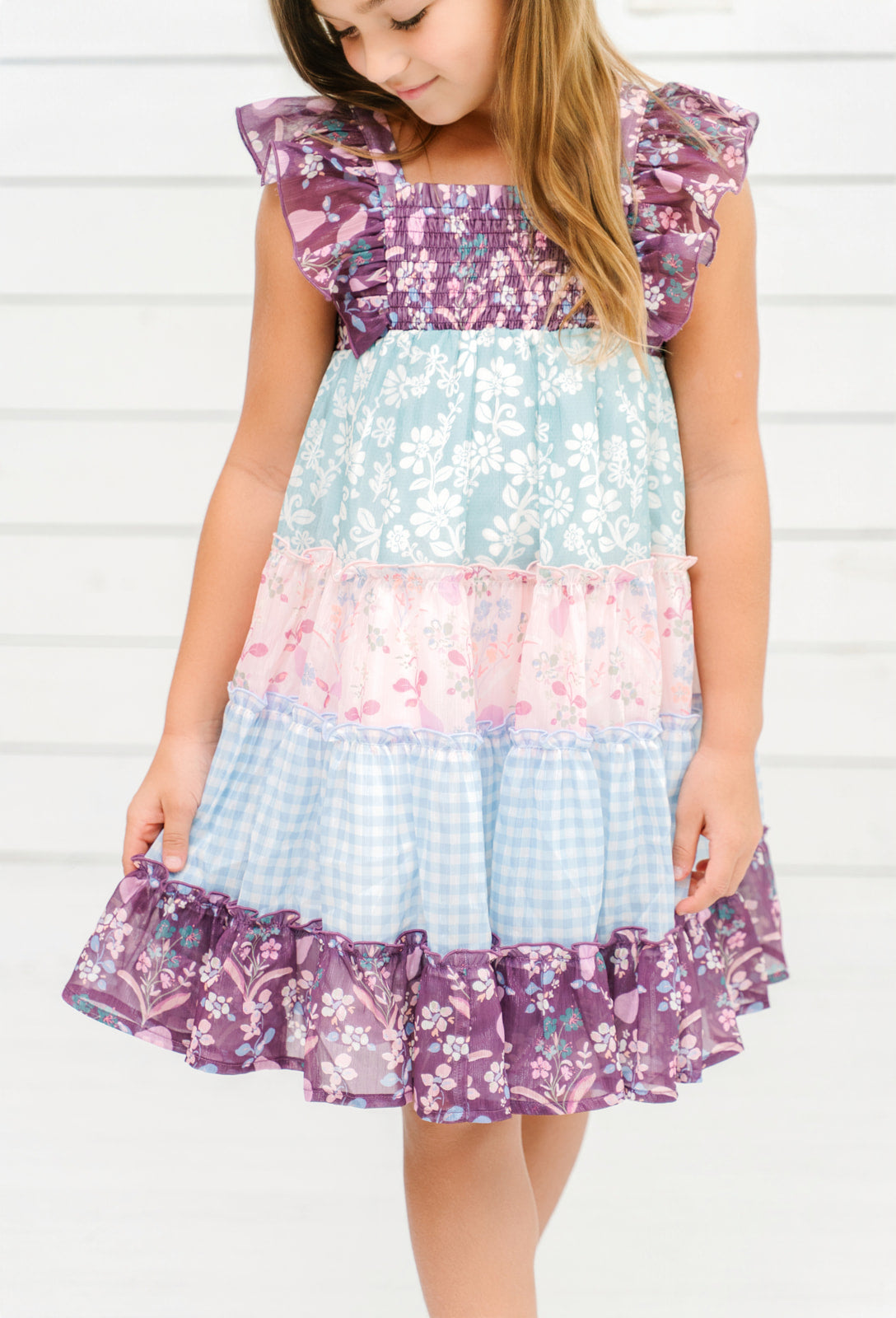 Brielle Dress - Mint & Mulberry