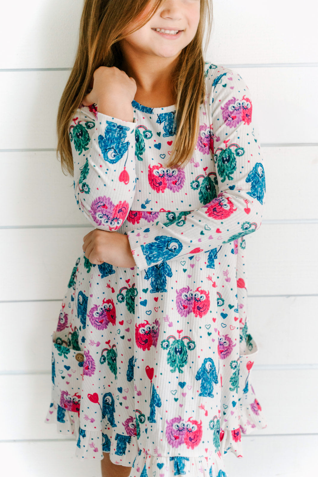 Elara Ribbed Knit Dress - Monster Love