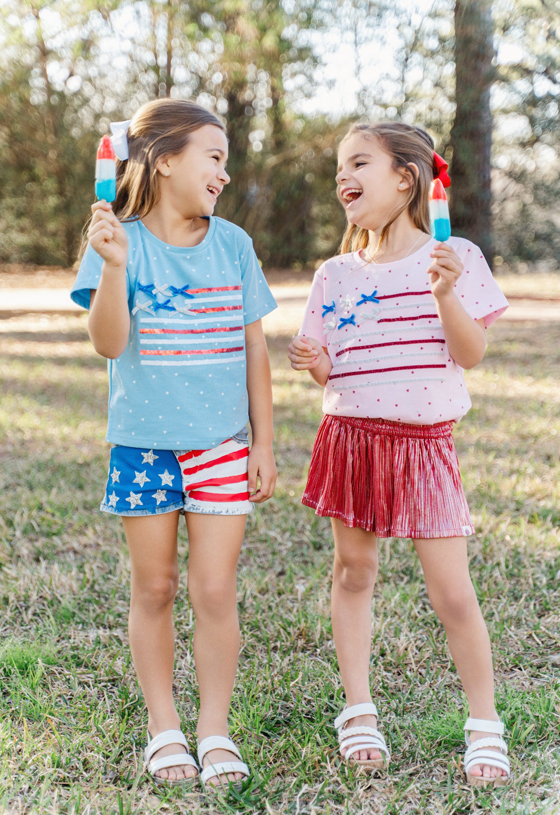 Graphic Tee - Blue Starry Ribbon – Cheeky Plum