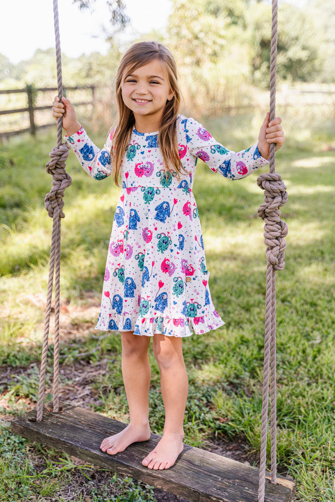 Elara Ribbed Knit Dress - Monster Love