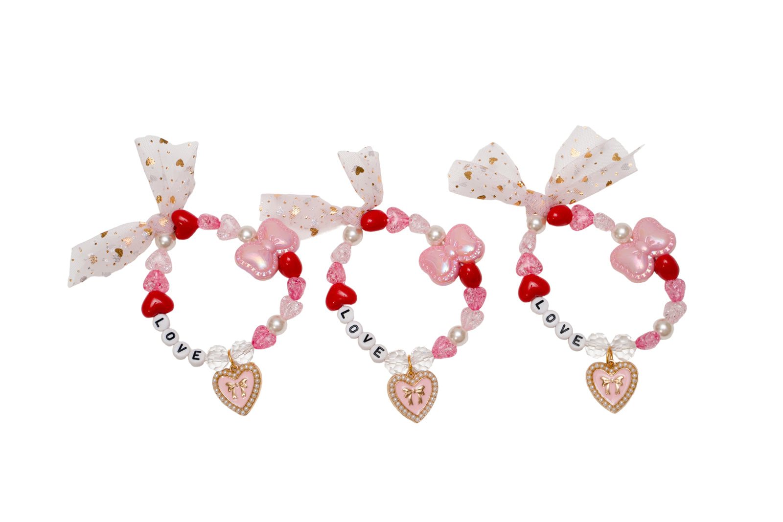 Beaded Stretch Bracelet - Forever Love