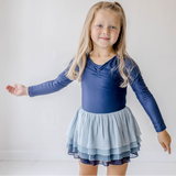 Tier Leotard - Midnight Moonlight