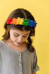 Fringe Hard Headband | Rainbow