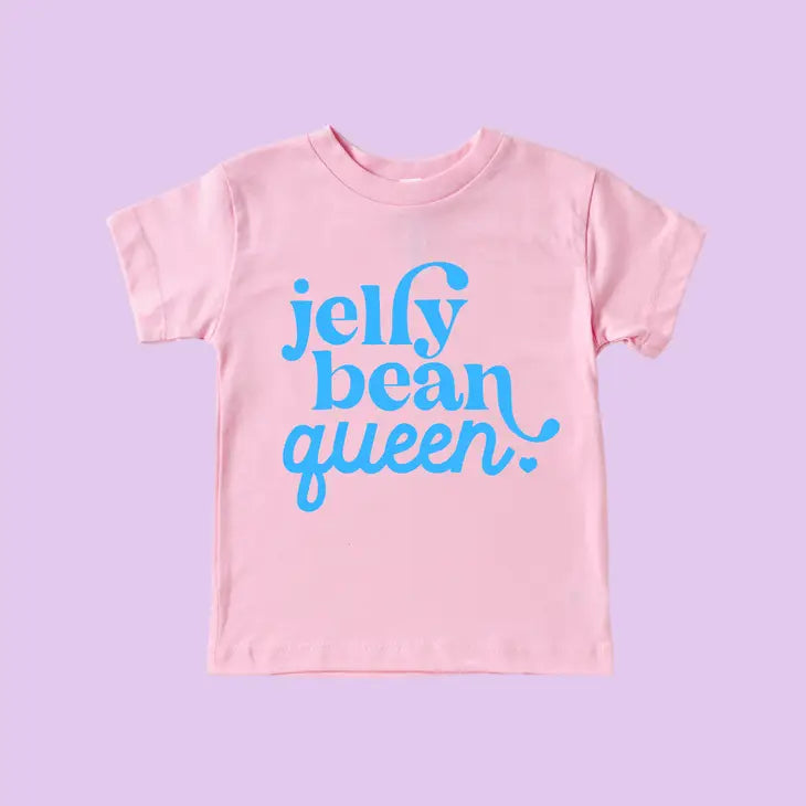 Jelly Bean Queen - Vintage Tee - Pink/Blue (Final Sale)