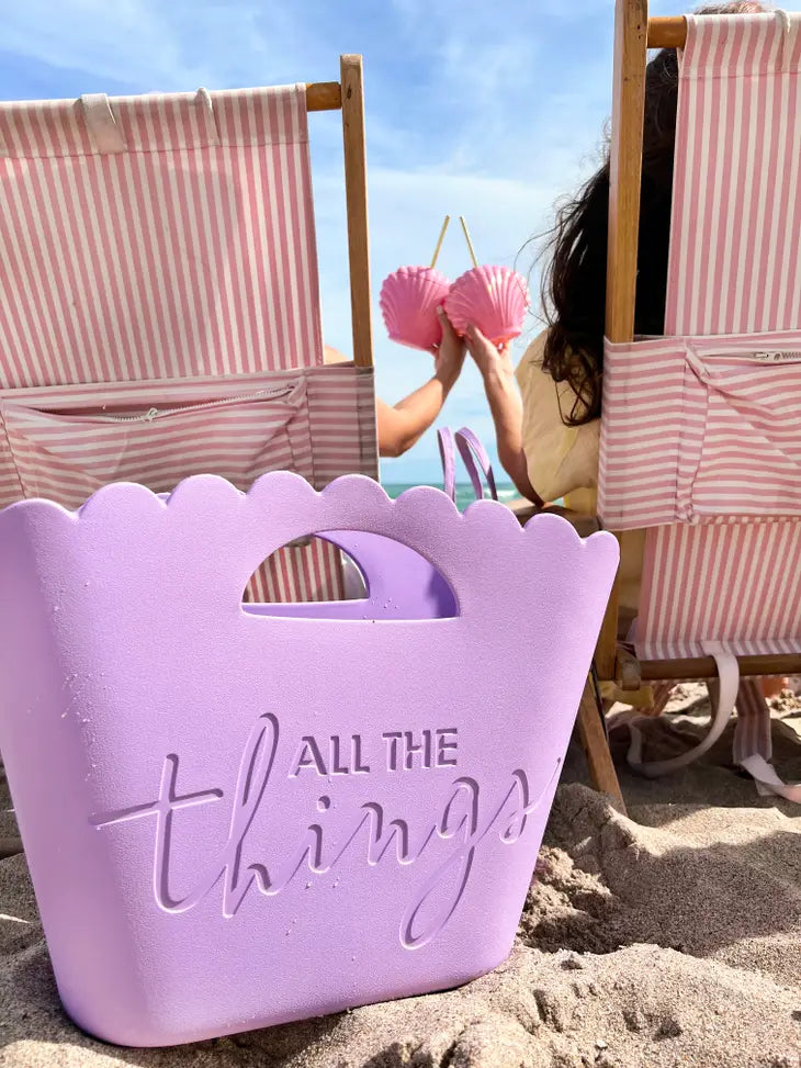 Packed Party 'All The Things' Jelly Tote | Lavender