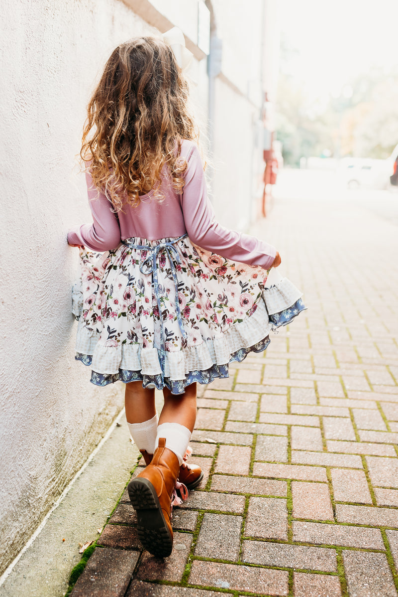 Waverly Knit Dress - Wisteria