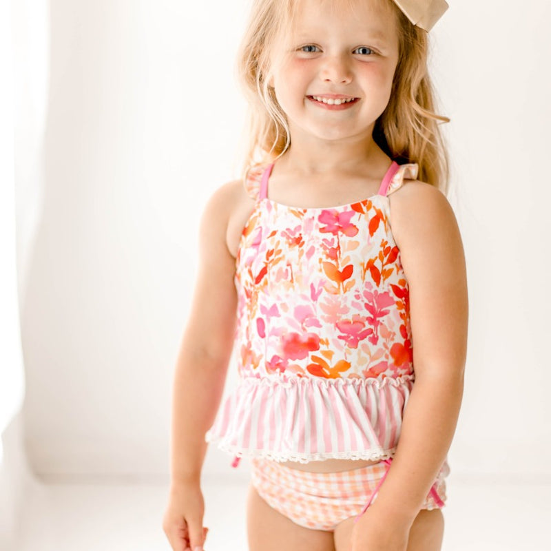 Selah Tankini Swimsuit - Pink Grapefruit