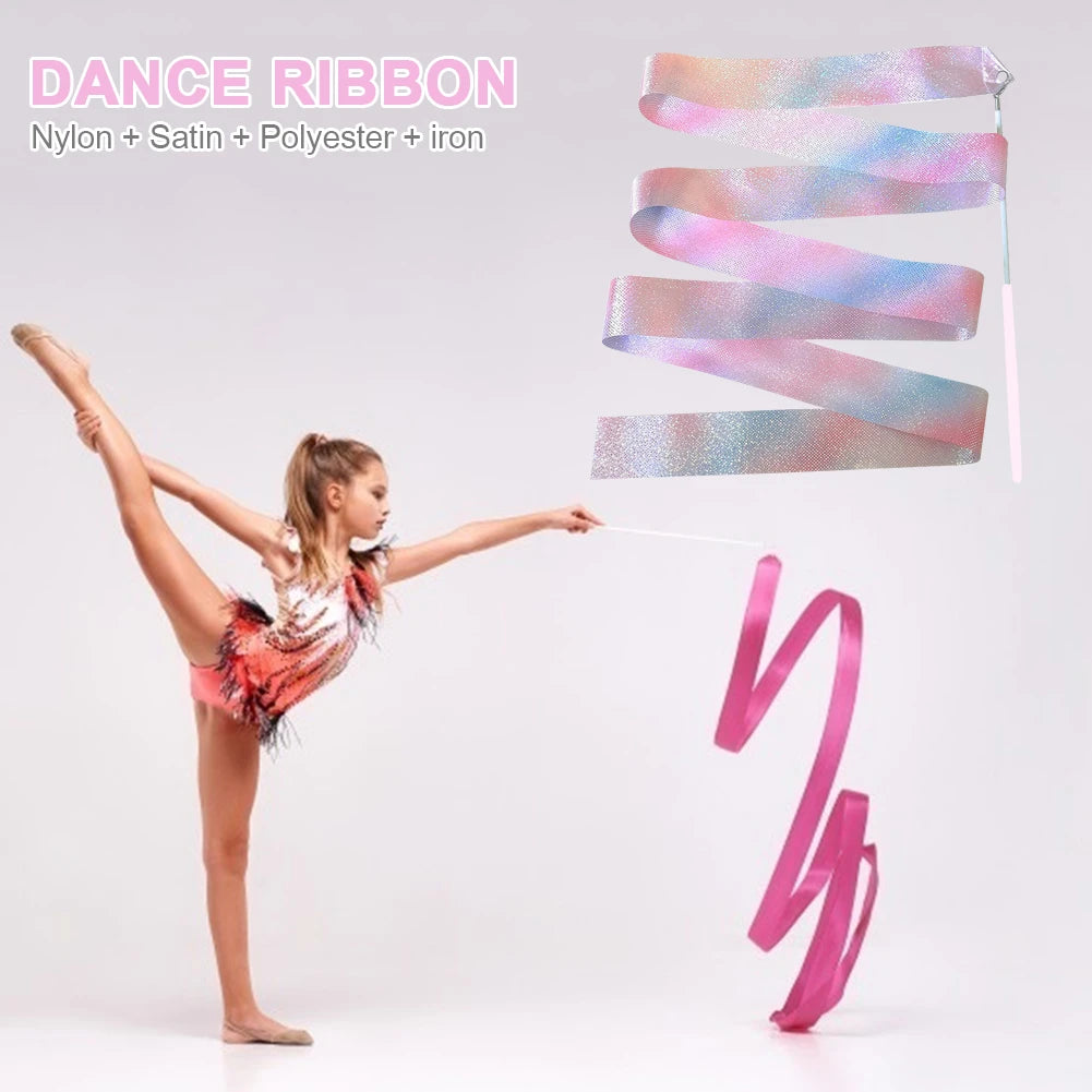Dance Ribbon - Pink Shimmer