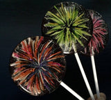 Fondant Fireworks Lollipops
