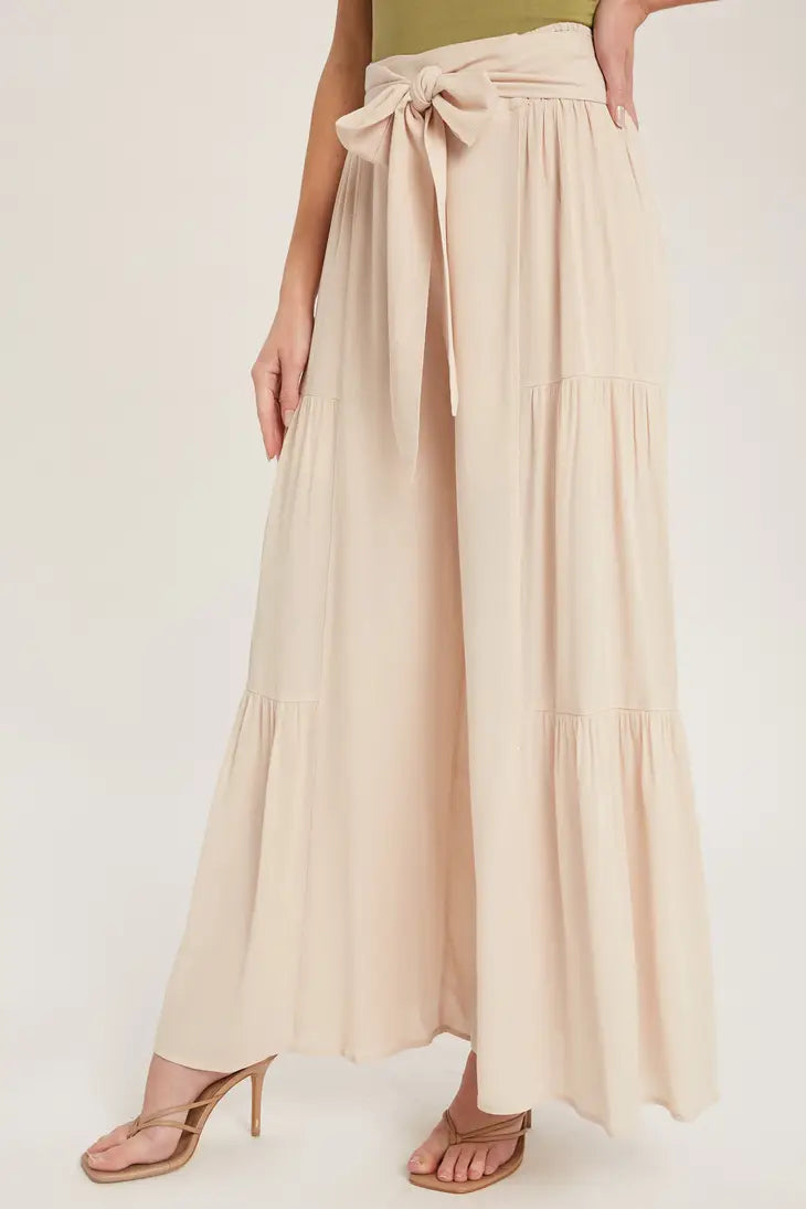 Women's Bluivy Tiered Flowy Wide-leg Pants | Shell