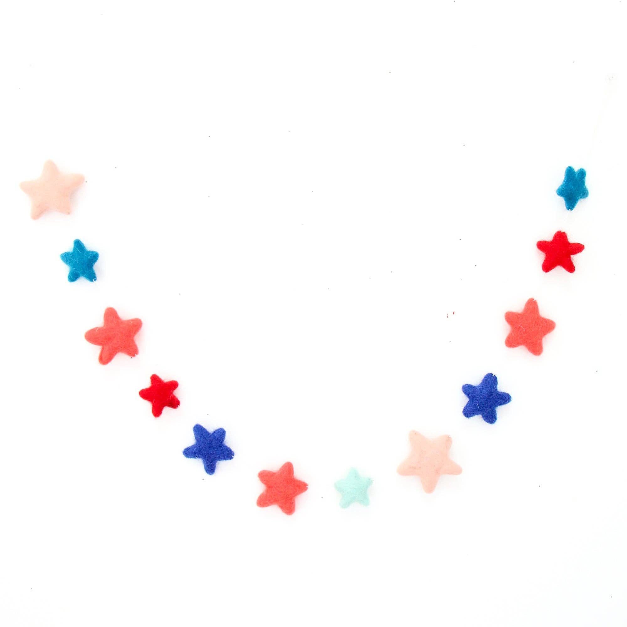 Felt Garland | Patriotic Stars