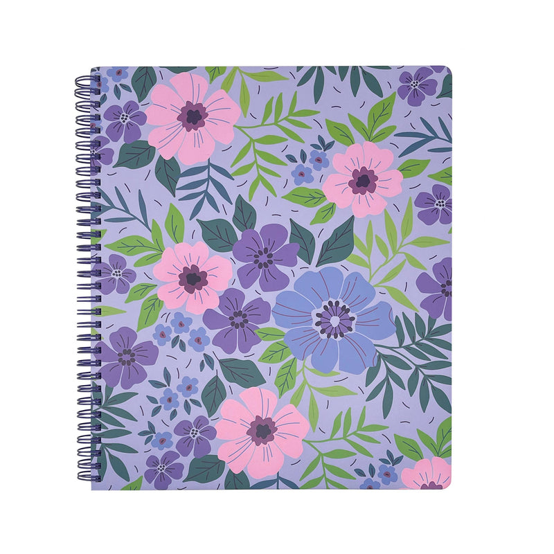 Large Notebook, Lilac Floral