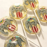 Fondant Circus Elephant Lollipops