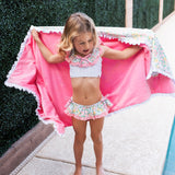 Ruffle Swim Towel - Nature Walk