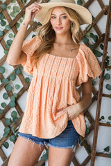 Women's Heyson Pleated Blouse | Papaya