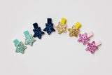 Hair Clip Set- Candy Glitter Stars