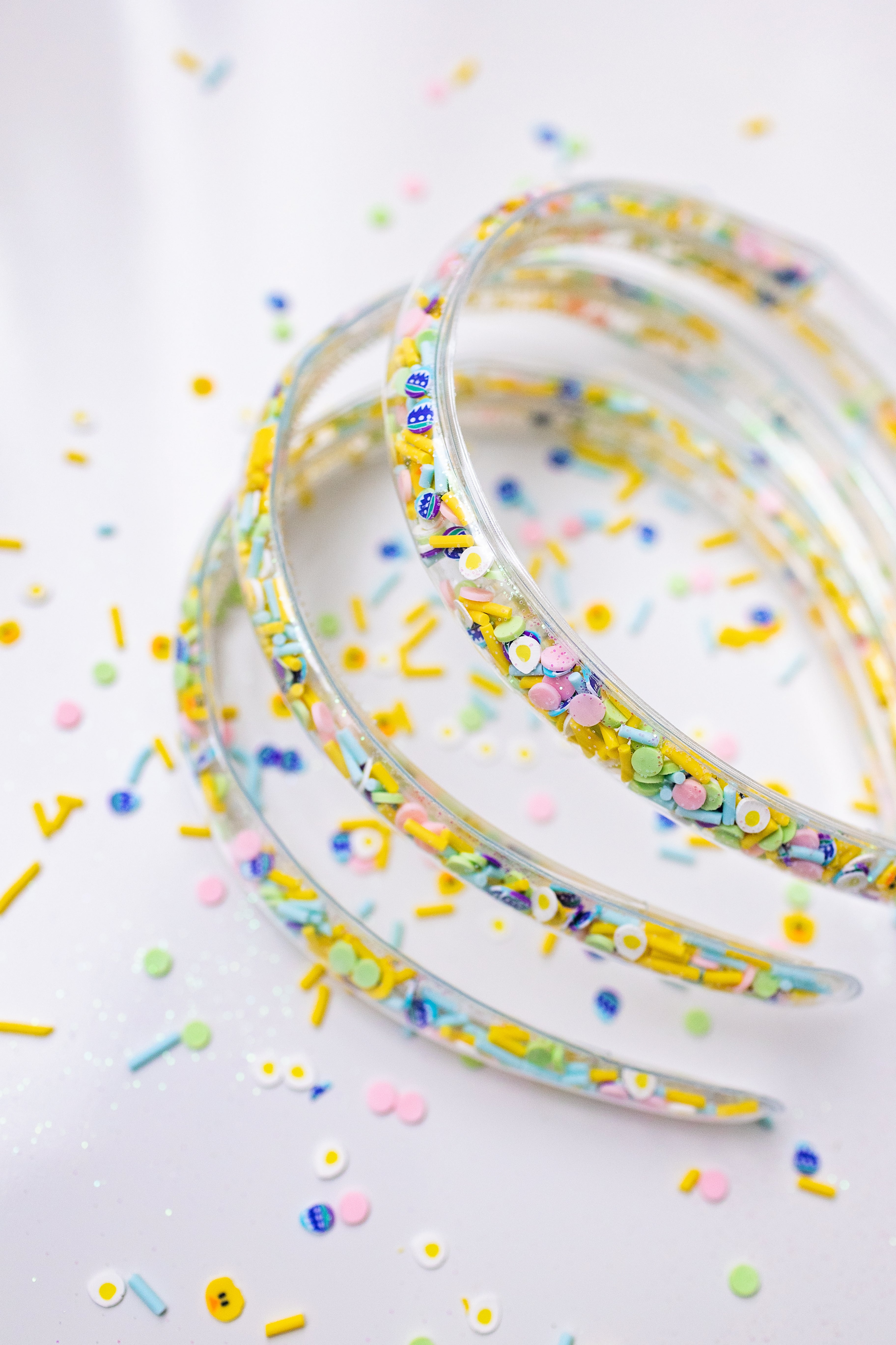 Confetti Shaker Headband - Chicks & Eggs