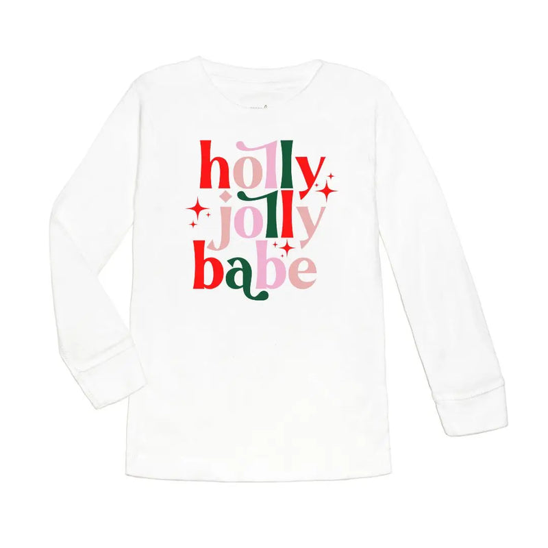 Sweet Wink Long Sleeve Shirt - Holly Jolly Babe