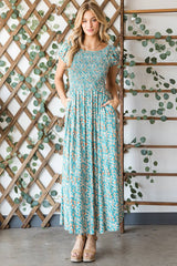 Women's Heyson Smocked Maxi Dress | Jade