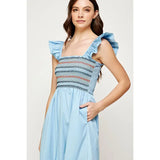 Women's Strut & Bolt Smocked Dress | Chambray