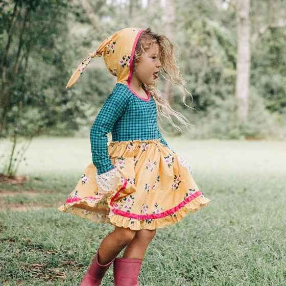Penelope Knit Dress Majestic Mustard – Cheeky Plum