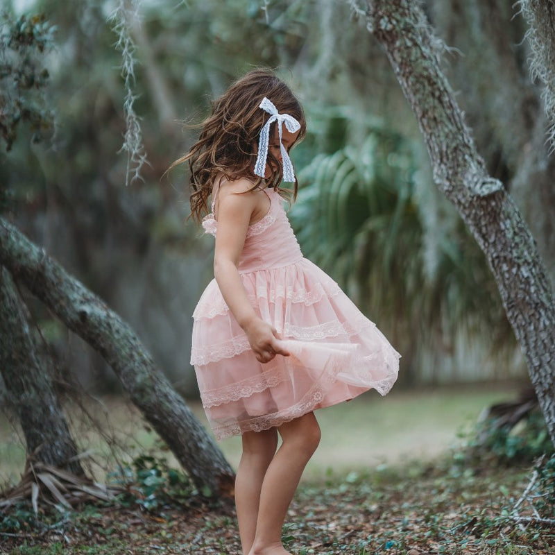 Giana Dress - Rose Buff
