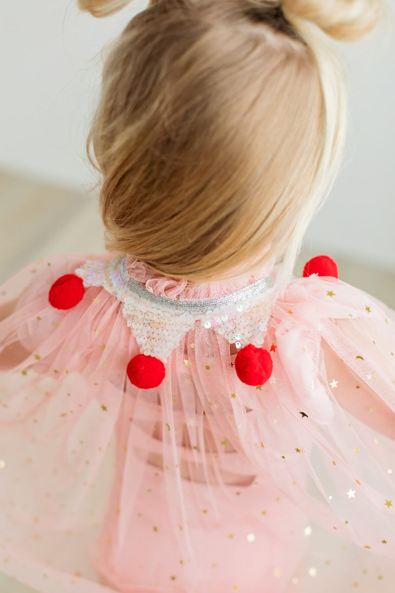 Fairytale Cape - Pink/Red