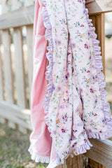 Ruffle Swim Towel - Violet Breeze