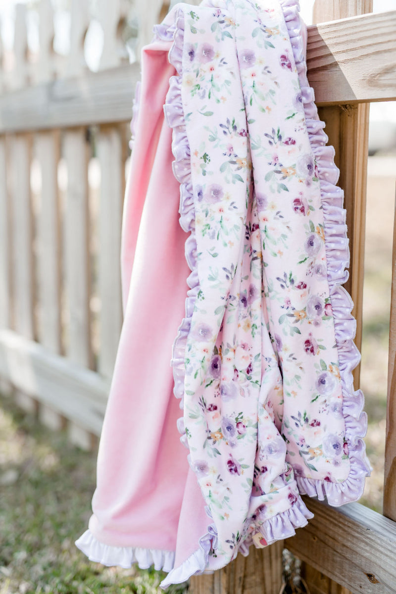 Ruffle Swim Towel - Violet Breeze