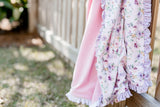 Ruffle Swim Towel - Violet Breeze