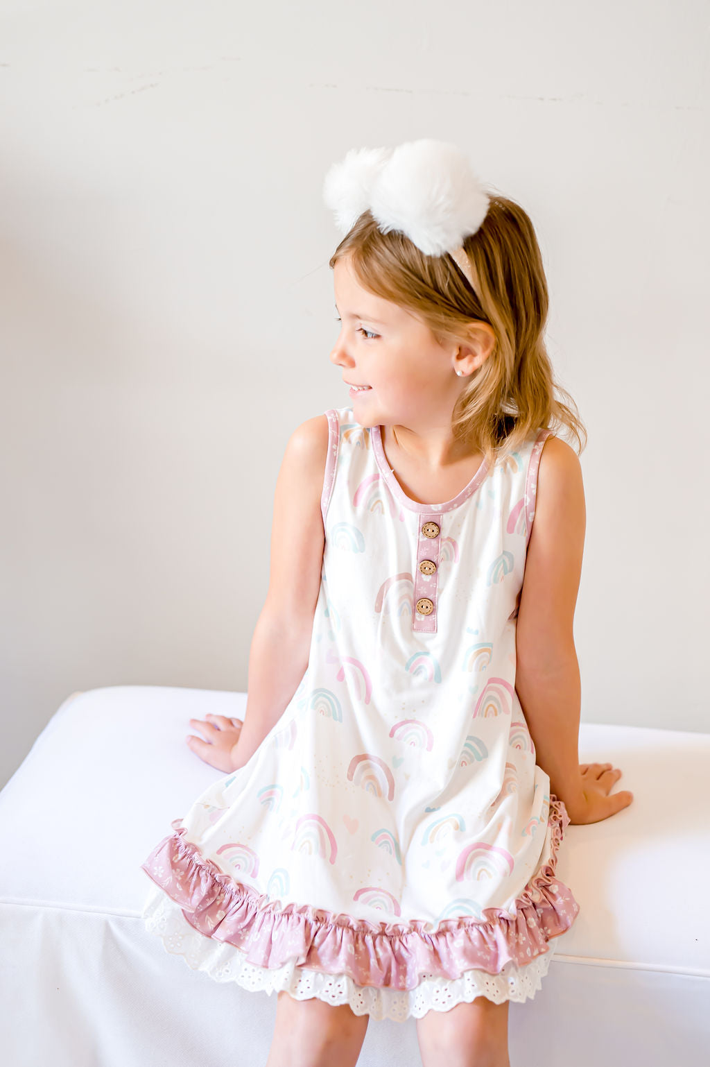 Loungewear Gown - Over the Rainbow
