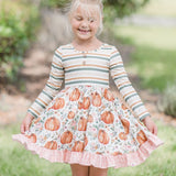 Elara Knit Dress - Pumpkin Patch