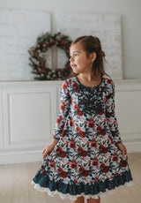 Loungewear Gown - Holly Jolly