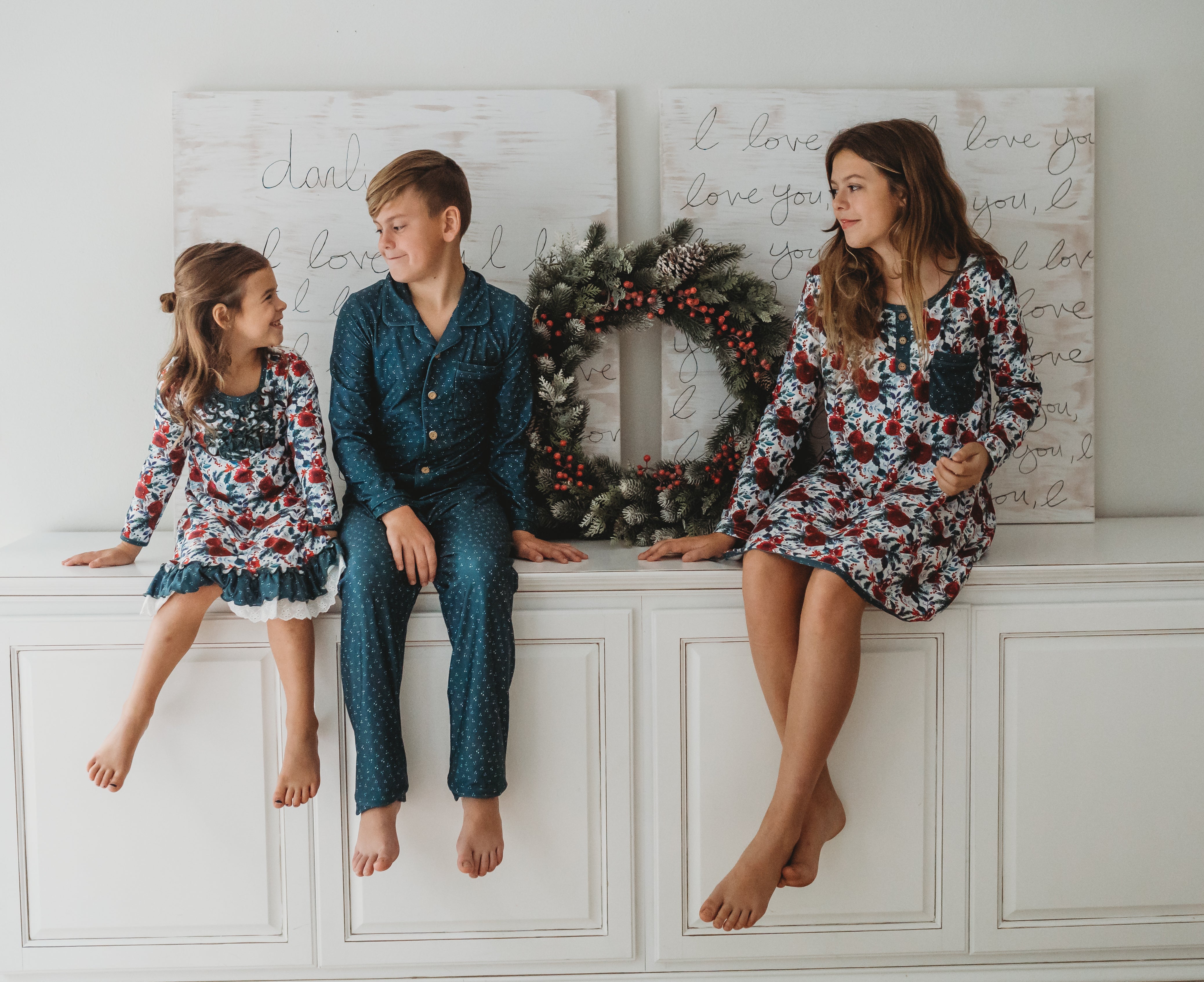 Boy's Loungewear Set - Holly Jolly