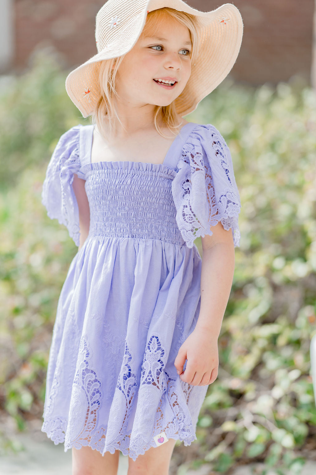 Nora Lace Dress - Orchid Whisper