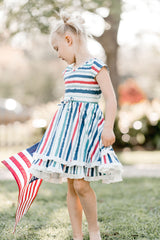 Myra Knit Dress - Stars & Stripes