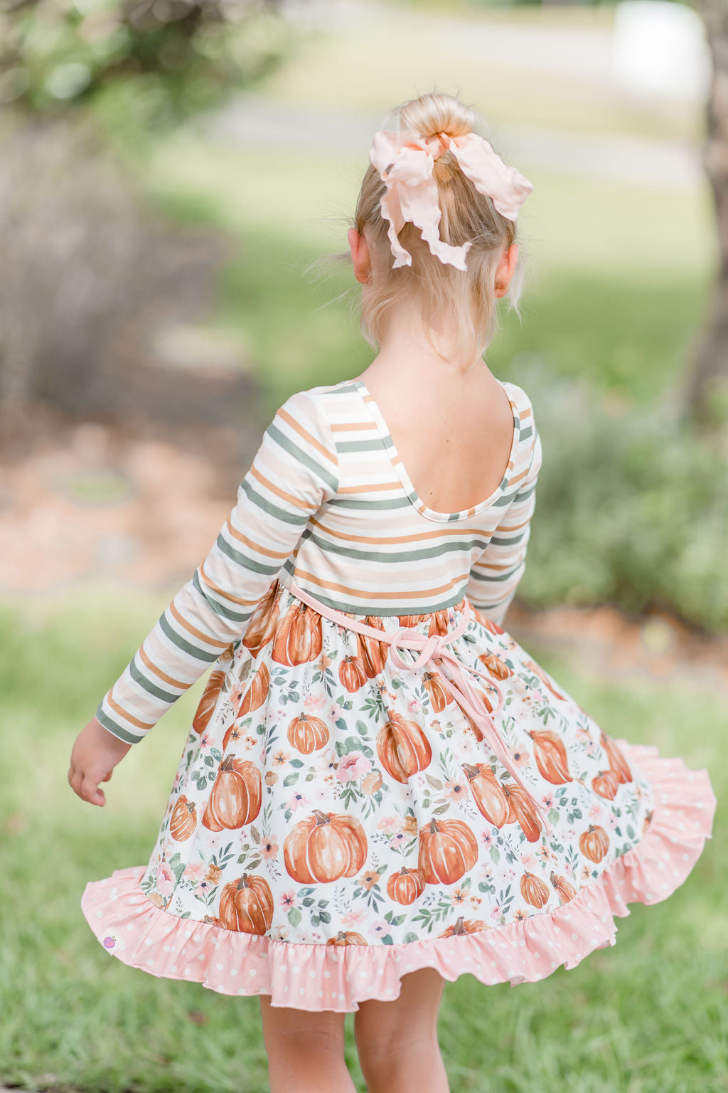 Elara Knit Dress - Pumpkin Patch