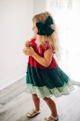 Brielle Shimmer Dress - Holiday Cheer (Running Generous)