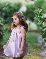 Luna Lamé Dress - Lovely Lilac